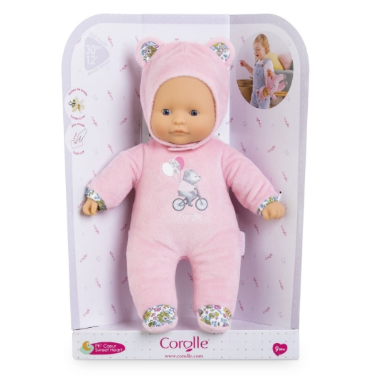 Imagine COROLLE MDC BEBELUS SWEET HEART URSULET ROZ 30CM