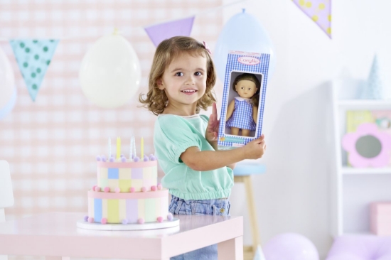 Imagine COROLLE LTC PAPUSA MINI COROLLINE ROMY ROCHITA ALBASTRA 20CM