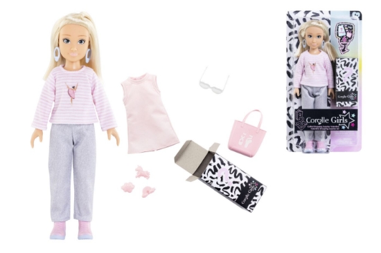 Imagine COROLLE SET CUMPARATURI SURPRIZA PAPUSA VALENTINE 28CM