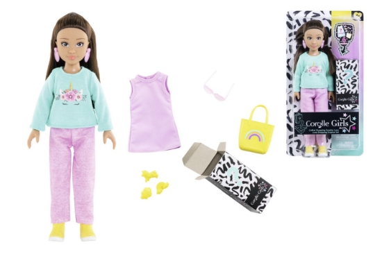 Imagine COROLLE SET CUMPARATURI SURPRIZA PAPUSA LUNA 28CM