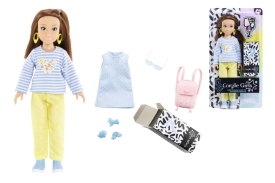 Imagine COROLLE SET CUMPARATURI SURPRIZA PAPUSA ZOE 28CM