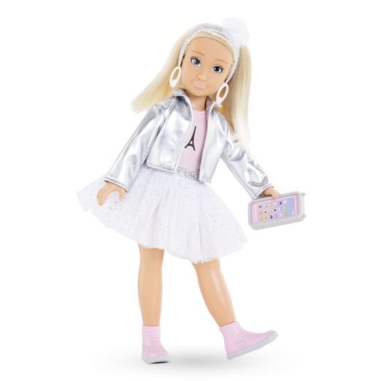 Imagine COROLLE SET SAPTAMANA MODEI LA PARIS PAPUSA VALENTINE 28CM