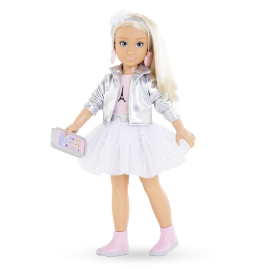 Imagine COROLLE SET SAPTAMANA MODEI LA PARIS PAPUSA VALENTINE 28CM