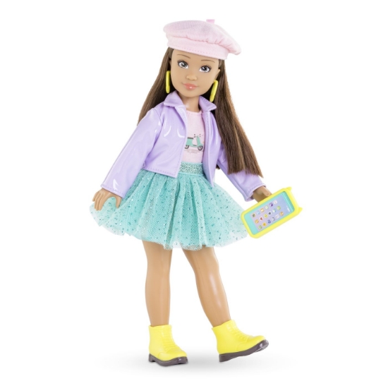 Imagine COROLLE SET SAPTAMANA MODEI LA MILANO PAPUSA LUNA 28CM