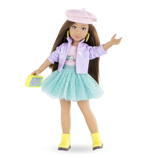 Imagine COROLLE SET SAPTAMANA MODEI LA MILANO PAPUSA LUNA 28CM