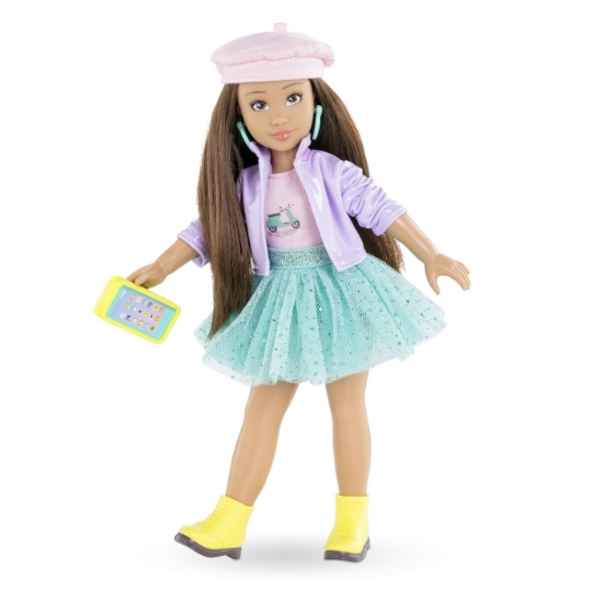 Imagine COROLLE SET SAPTAMANA MODEI LA MILANO PAPUSA LUNA 28CM