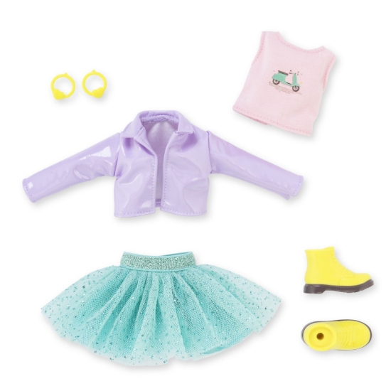 Imagine COROLLE SET SAPTAMANA MODEI LA MILANO PAPUSA LUNA 28CM