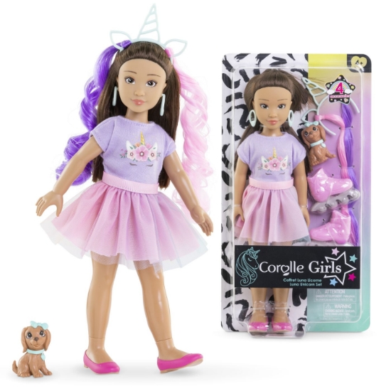 Imagine COROLLE SET UNICORN PAPUSA LUNA 28CM