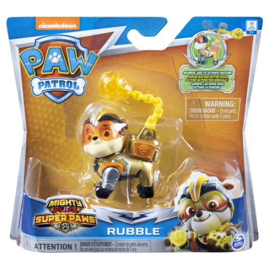 Imagine PATRULA CATELUSILOR FIGURINA SUPER EROU RUBBLE