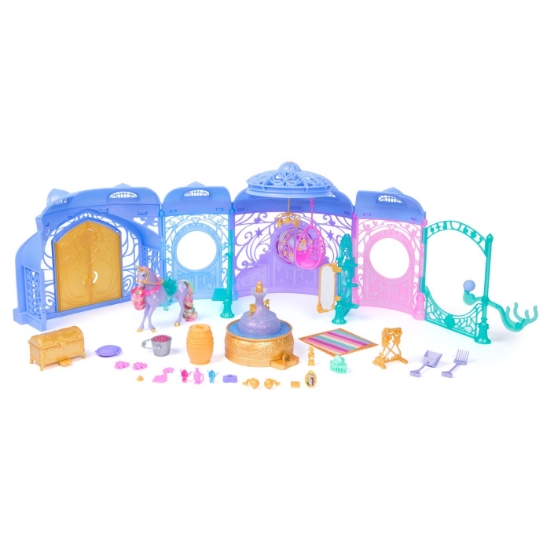 Imagine UNICORN ACADEMY SET DE JOACA FANTANA SI GRAJD STARGLOW SI UNICORNUL WILDSTAR