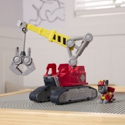 Imagine PATRULA CATELUSILOR RUBBLE SI ECHIPA SET VEHICUL EXCAVATOR SI FIGURINA CHARGER