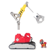Imagine PATRULA CATELUSILOR RUBBLE SI ECHIPA SET VEHICUL EXCAVATOR SI FIGURINA CHARGER
