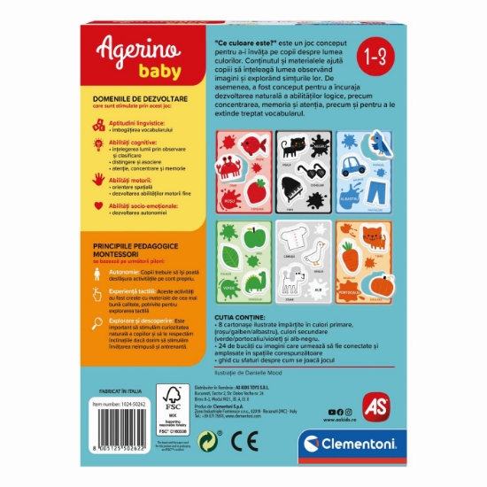 Imagine Agerino Baby Montessori – Recunoașterea culorilor