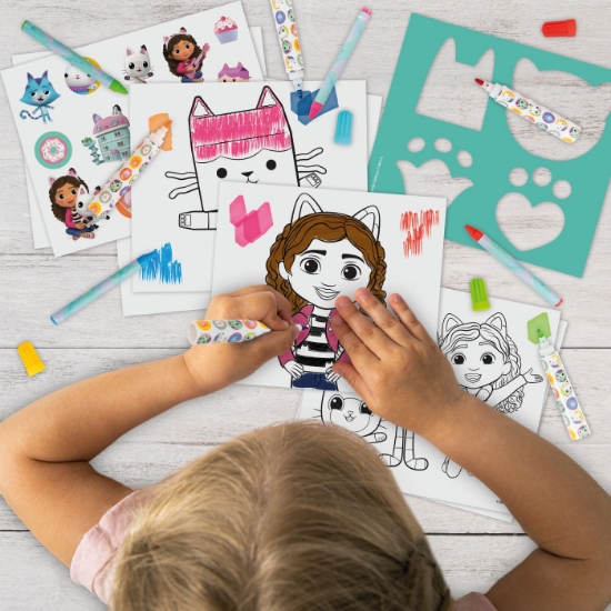 Imagine SET PENTRU DESEN IN RUCSAC GABBYS DOLLHOUSE