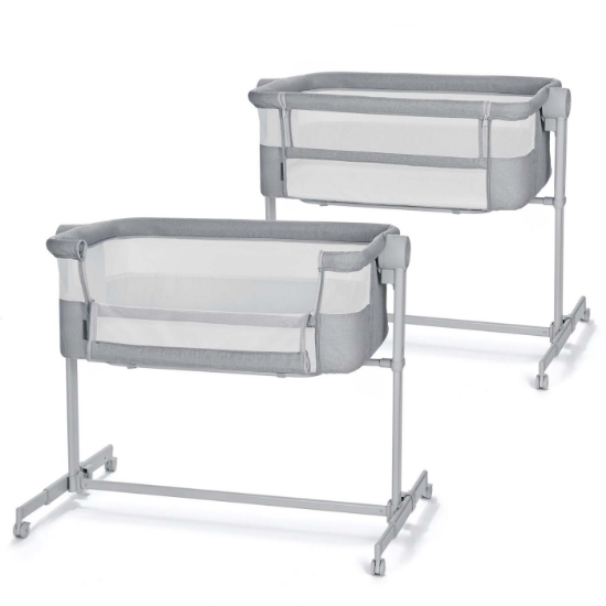 Imagine Pătuț co-sleeper Kinderkraft NESTE UP, Full Light Grey