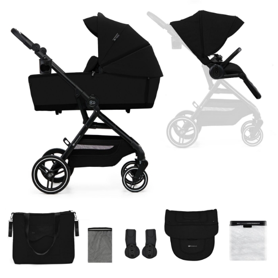 Imagine Carucior Kinderkraft YOXI 2in1, Pure Black