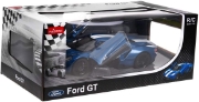 Imagine MASINA CU TELECOMANDA FORD GT ALBASTRU CU SCARA 1 LA 14