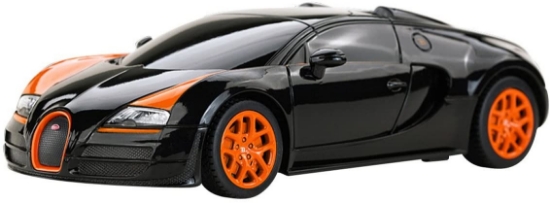 Imagine MASINA CU TELECOMANDA BUGATTI GRAND SPORT VITESSE NEGRU CU SCARA 1 LA 24