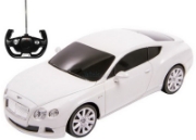 Imagine MASINA CU TELECOMANDA BENTLEY CONTINENTAL GT ALB CU SCARA 1 LA 24