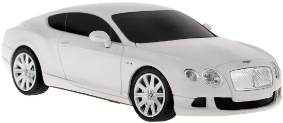 Imagine Mașină cu telecomandă Bentley Continental GT alb, scară 1:24