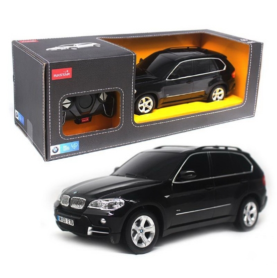 Imagine MASINA CU TELECOMANDA BMW X5 NEGRU CU SCARA 1 LA 18
