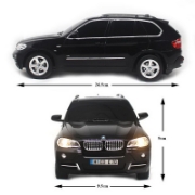 Imagine MASINA CU TELECOMANDA BMW X5 NEGRU CU SCARA 1 LA 18