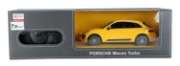 Imagine MASINA CU TELECOMANDA PORSCHE MACAN TURBO GALBEN CU SCARA 1 LA 24