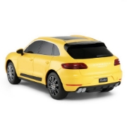 Imagine MASINA CU TELECOMANDA PORSCHE MACAN TURBO GALBEN CU SCARA 1 LA 24