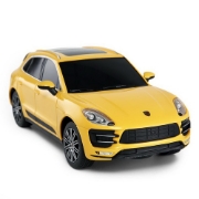 Imagine MASINA CU TELECOMANDA PORSCHE MACAN TURBO GALBEN CU SCARA 1 LA 24