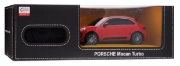 Imagine MASINA CU TELECOMANDA PORSCHE MACAN TURBO ROSU CU SCARA 1 LA 24