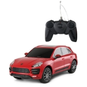 Imagine MASINA CU TELECOMANDA PORSCHE MACAN TURBO ROSU CU SCARA 1 LA 24