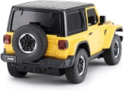 Imagine MASINA CU TELECOMANDA JEEP WRANGLER RUBICON GALBEN CU SCARA 1 LA 24