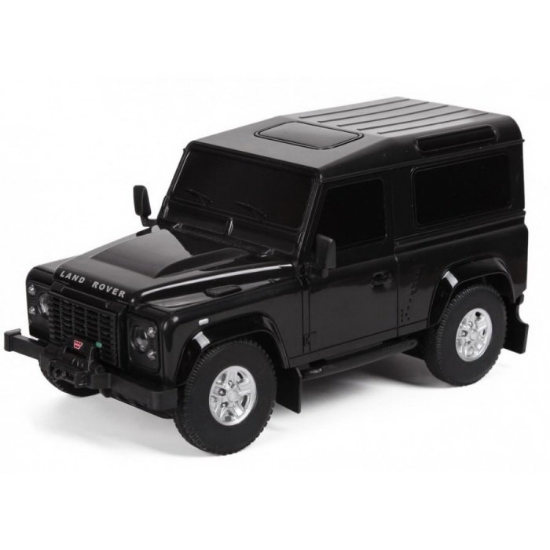 Imagine MASINA CU TELECOMANDA LAND ROVER DEFENDER NEGRU CU SCARA 1 LA 24