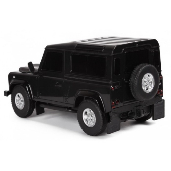 Imagine MASINA CU TELECOMANDA LAND ROVER DEFENDER NEGRU CU SCARA 1 LA 24