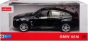 Imagine Mașinuță metalică BMW X6M negru scara 1 la 24