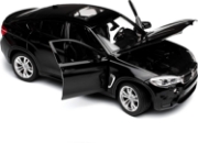 Imagine Mașinuță metalică BMW X6M negru scara 1 la 24