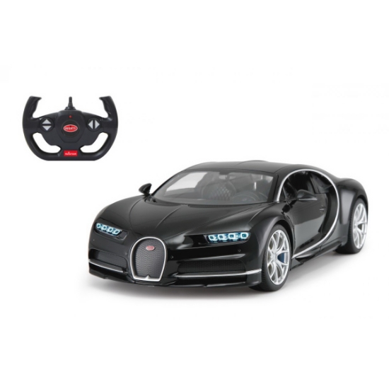 Imagine MASINA CU TELECOMANDA BUGATTI CHIRON NEGRU SCARA 1 LA 14