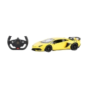 Imagine MASINA CU TELECOMANDA LAMORGHINI AVENTADOR SVJ GALBEN SCARA 1 LA 14