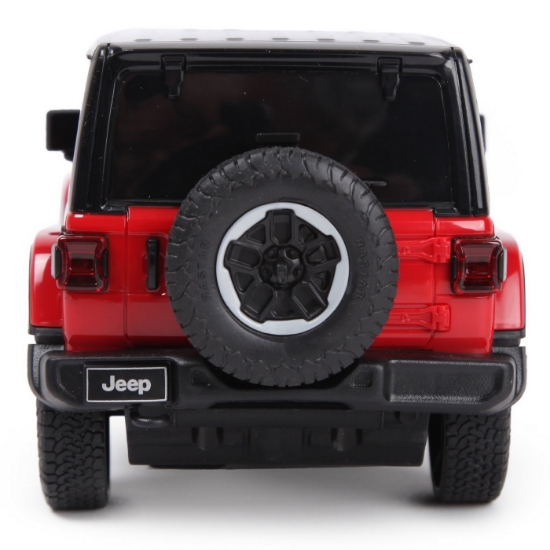 Imagine MASINA CU TELECOMANDA JEEP WRANGLER JL ROSU SCARA 1 LA 24