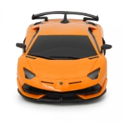 Imagine MASINA CU TELECOMANDA LAMBORGHINI AVENTADOR SVJ PORTOCALIU CU SCARA 1 LA 24