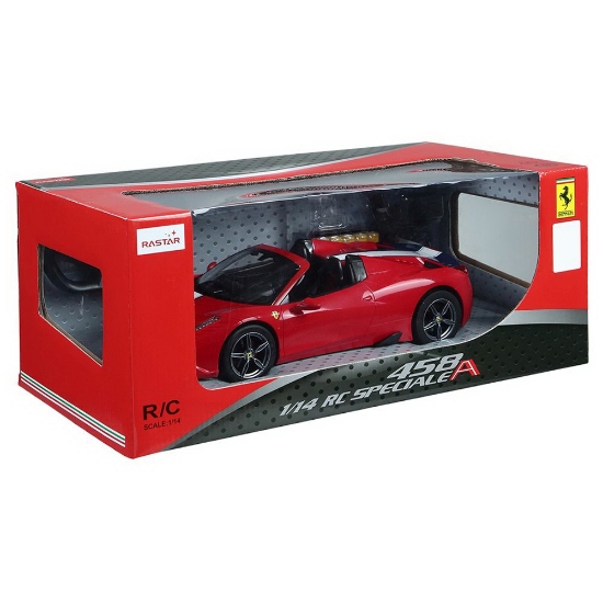 Imagine MASINA CU TELECOMANDA FERRARI 458 ROSIE SCARA 1 LA 14