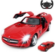 Imagine MASINA CU TELECOMANDA MERCEDES-BENZ SLS ROSU SCARA 1 LA 14