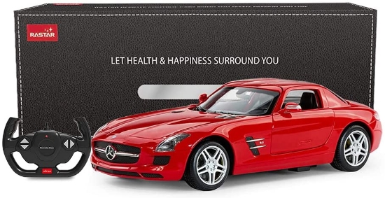 Imagine MASINA CU TELECOMANDA MERCEDES-BENZ SLS ROSU SCARA 1 LA 14