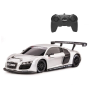 Imagine MASINA CU TELECOMANDA AUDI R8 ALB CU SCARA 1 LA 24