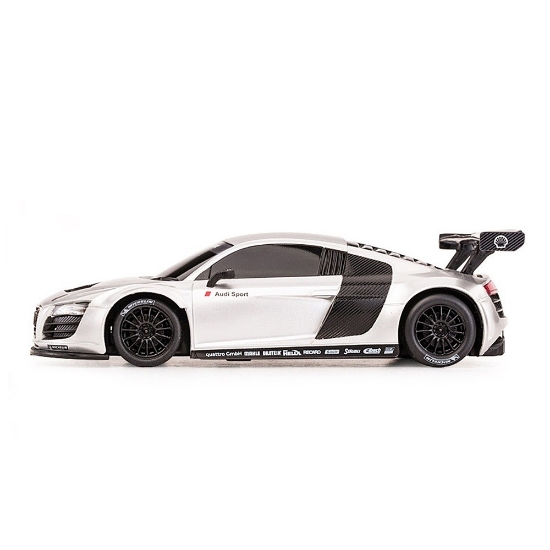 Imagine Mașină cu telecomandă Audi R8 alb, scară 1:24 (LMS)
