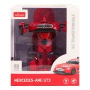 Imagine Mașinuță metalică convertibilă Mercedes Benz GT3 roșie cu scara 1 la 32
