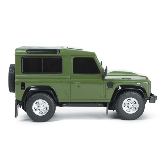 Imagine MASINA CU TELECOMANDA LAND ROVER DEFENDER VERDE CU SCARA 1 LA 24