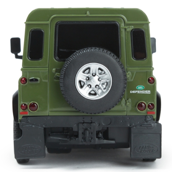 Imagine MASINA CU TELECOMANDA LAND ROVER DEFENDER VERDE CU SCARA 1 LA 24