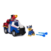 Imagine Patrula Cățelușilor vehicul de salvare mașină de pompieri și figurină Chase