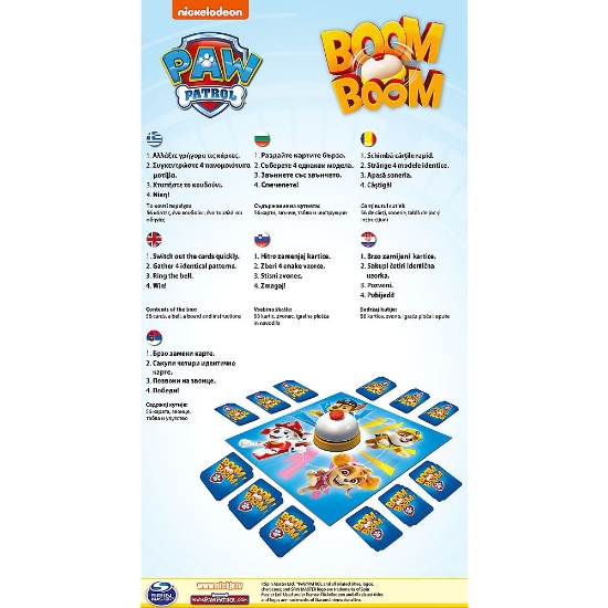 Imagine Joc Boom Boom Patrula Catelusilor